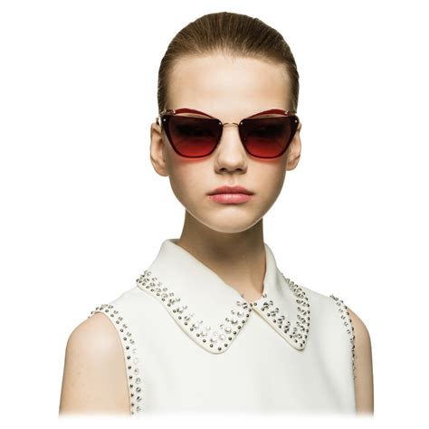 miu miu noir eyewear with cut out lenses|lenscrafters miu.